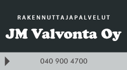 JM Valvonta Oy logo
